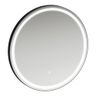 Laufen Base 2.0 Zrcadlo kulaté 80 cm s LED osvětlením, černá mat H4443911084501