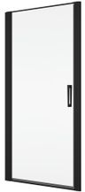 Ronal Divera Sprchové dveře 90 cm lítací 1dílné, černé matné/čiré D22T10900607