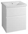 Aqualine Altair Umývadlová skrinka 61,5x72,5x45cm, biela, AI265