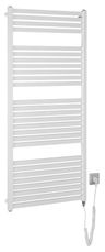 Aqualine TONDI-E DE480T Elektrický rovný radiátor, 60x133cm, biely