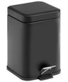 Gedy Argenta 3L SoftClose odpadkový kôš, matná čierna 220914