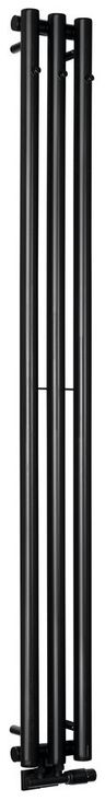 Sapho Pilon IZ128T Radiátor kombinovaný, 19,6x180 cm, černý mat
