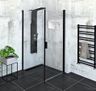 Polysan Zoom Sprchový kút Black 80x80 cm, L/P, číre sklo/matná čierna ZL1280BZL3280B