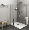 Polysan Zoom Sprchový kút 100x90 cm, L/P, číre sklo/chróm ZL1310ZL3290
