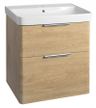 Aqualine Deneb Skříňka pod umyvadlo 56,5x55x43,5 cm, dub emporio DN360
