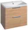 Aqualine Deneb Skříňka pod umyvadlo 60,5x55x34 cm, dub emporio DN364