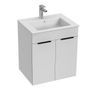 Jika Skrinka Cube s umývadlom 55 cm, biely lesk H4536111763001