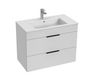 Jika Skrinka Cube s umývadlom 80 cm, biely lesk H4537621763001