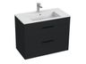 Jika Skrinka Cube s umývadlom 80 cm, antracitový mat H4537621763521