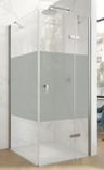 Hüppe Astra Kyvné dvere pravé, 80 cm, strieborný profil/sklo Privatima PX0102.069.375