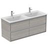 Ideal Standard Connect Air Dvojdrezová skrinka 120 cm, sivý dub E0822PS