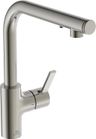 Ideal Standard Gusto Drezová batéria s integrovaným dávkovačom, Silver Storm A7817GN