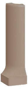 Rako Taurus Color TSERB025 sokl s požlábkem - vnější roh 2,3x9 hnědošedý