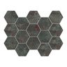 EBS Metalo hexagon 32,5x22,5 seagreen brushed