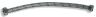 Novaservis Hadica z nehrdzavejúcej ocele M3/4" x M3/4" 30 cm 126/30