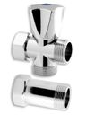 Novaservis Ventil práčky s dištančnou vložkou 3/4 "x3/4 "x3/4" CF3019