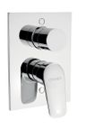 Novaservis Titania Pure Vanová/sprchová podomítková baterie s přepínačem, chrom 90350R,0